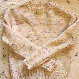 Sezane Luce Jumper in Ecru/ Multicoloured / x-small /